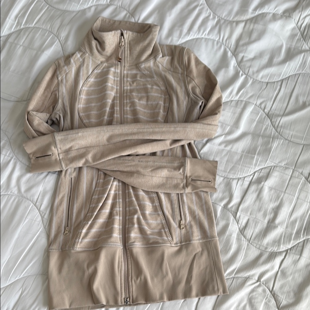 Lulu scuba Beige Jacket